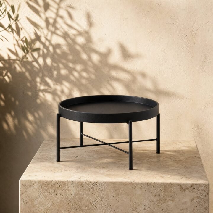 Round Steel Plant Stand, 30 cm